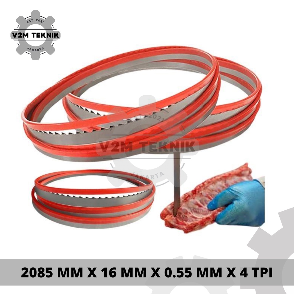 Jual Mata Gergaji Pisau Bone Saw 2085 MM Mesin RDQ250 / Mata Gergaji