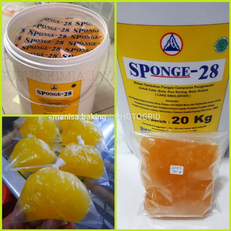 Jual SP SPONGE 28 REPACK 250 GR CAKE EMULSIFIER PENGEMBANG DAN PELEMBUT