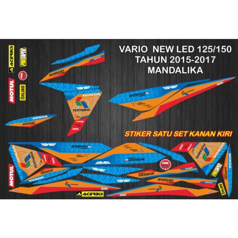 Jual Stiker Stripping Decal Variasi Vario New Led Cc Cc Tahun