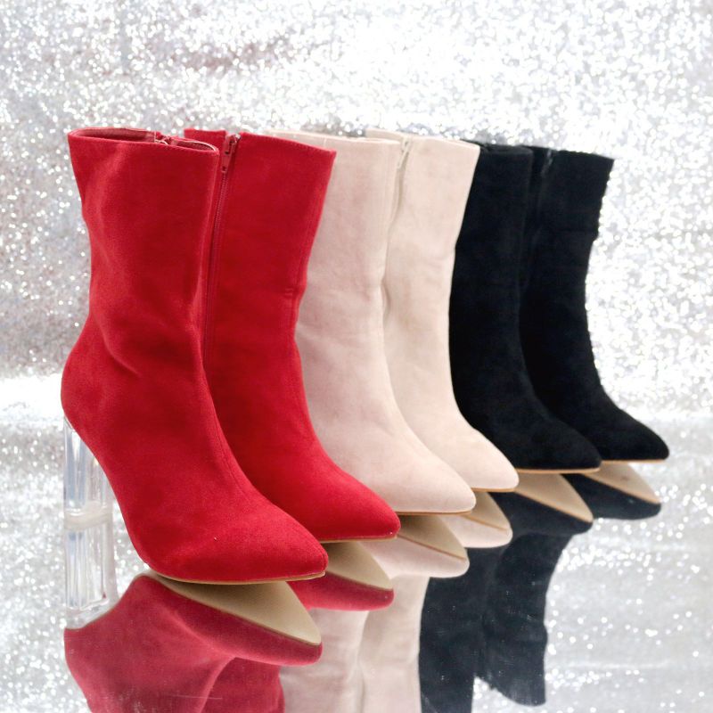 Jual K1697 VVVshop sepatu wanita import highheels 9cm ankle boots