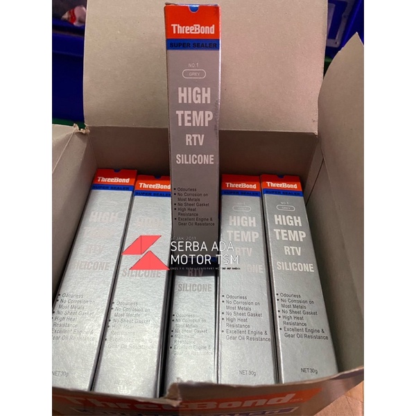 Jual Lem Threebond High Temp RTV Silicone Grey 30 gr | Shopee Indonesia