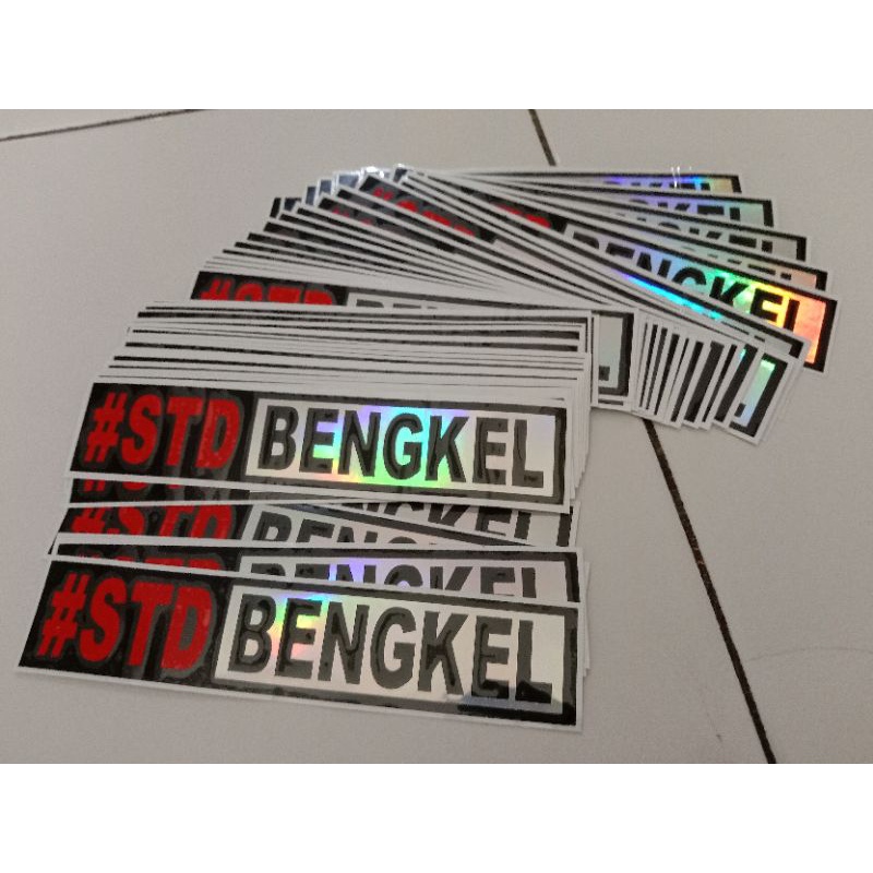 Jual sticker cutting std bengkel hologram stiker cutting standar ...