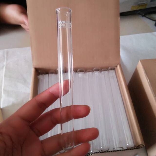 Jual Test Tube Tabung Reaksi Kaca Iwaki Shopee Indonesia