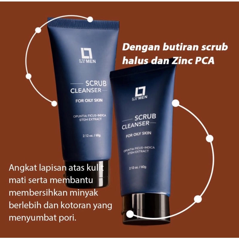 Jual LT MEN scrub cleanser 60gr | Shopee Indonesia