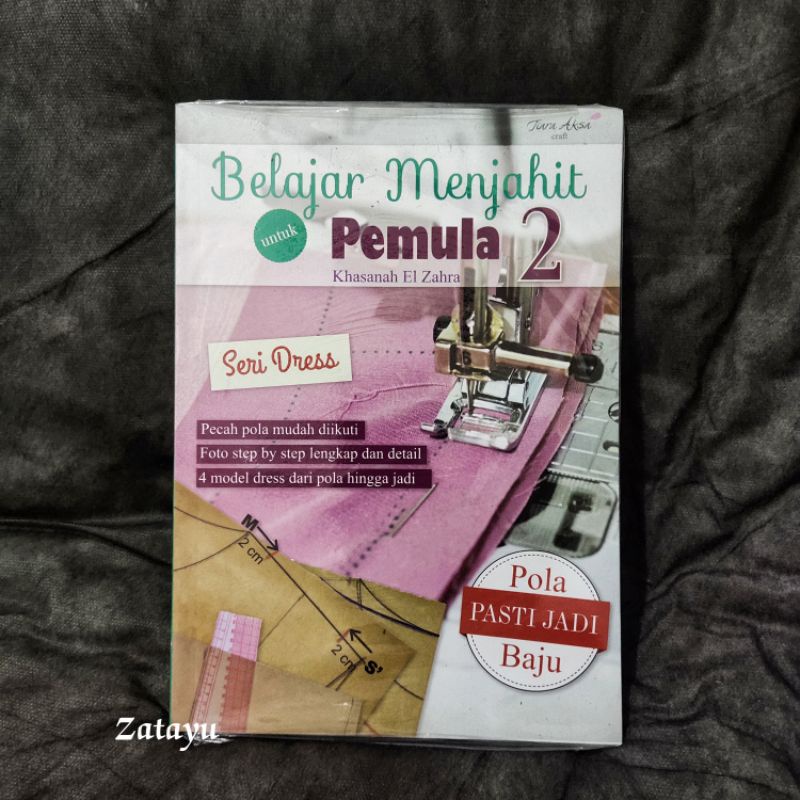 Jual BUKU KETERAMPILAN / BELAJAR MENJAHIT UNTUK PEMULA 2 (ORIGINAL