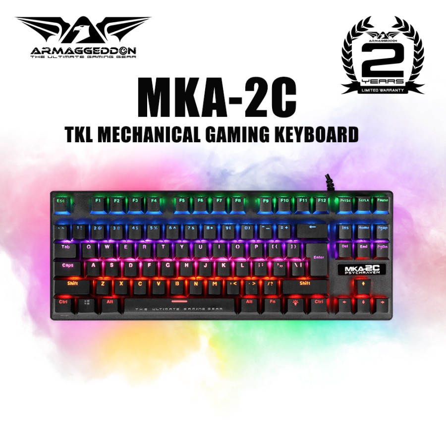 Jual Keyboard Gaming Mechanical Armaggeddon MKA-2C 2019 Edition new ...