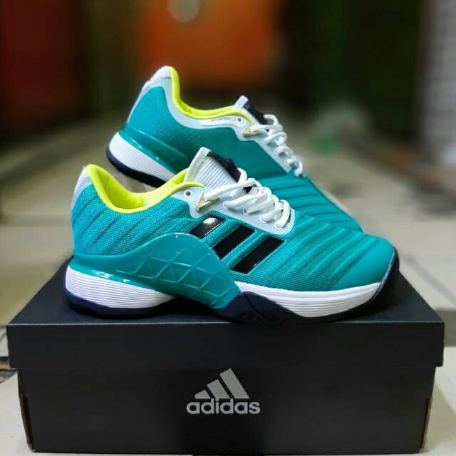 Jual Termurah Sepatu Tenis Adidas Barricade Boost 2018 Aqua Tozka