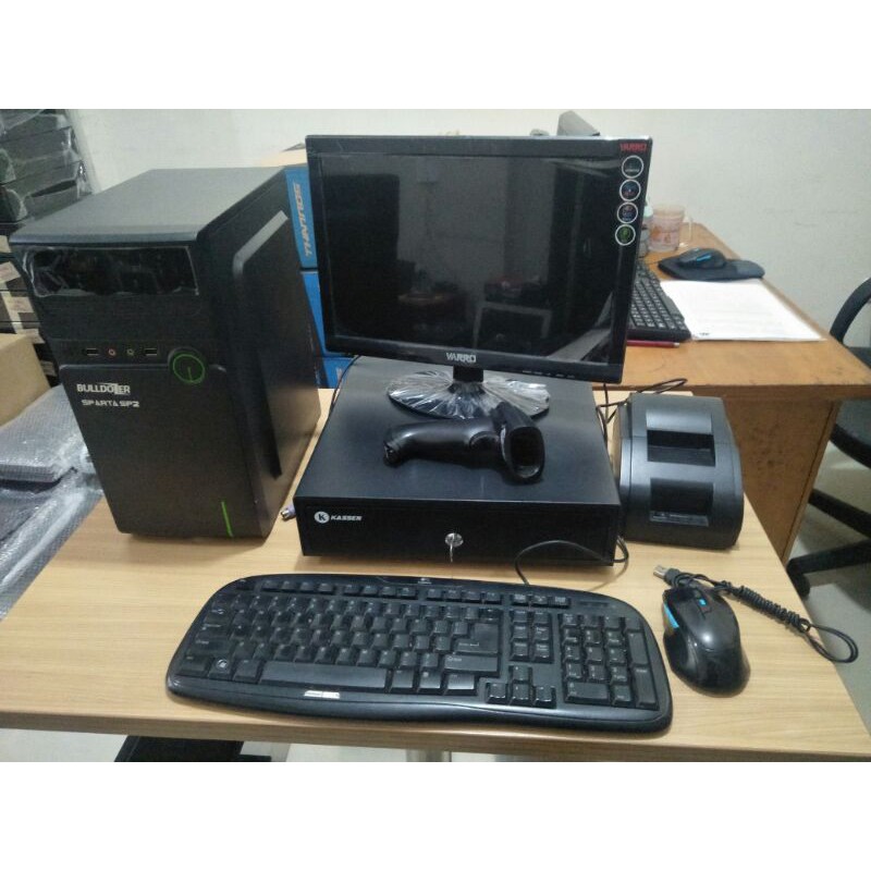 Jual Komputer Kasir Lengkap Dengan PC Rakitan Baru Dan Alat Kasir Baru ...