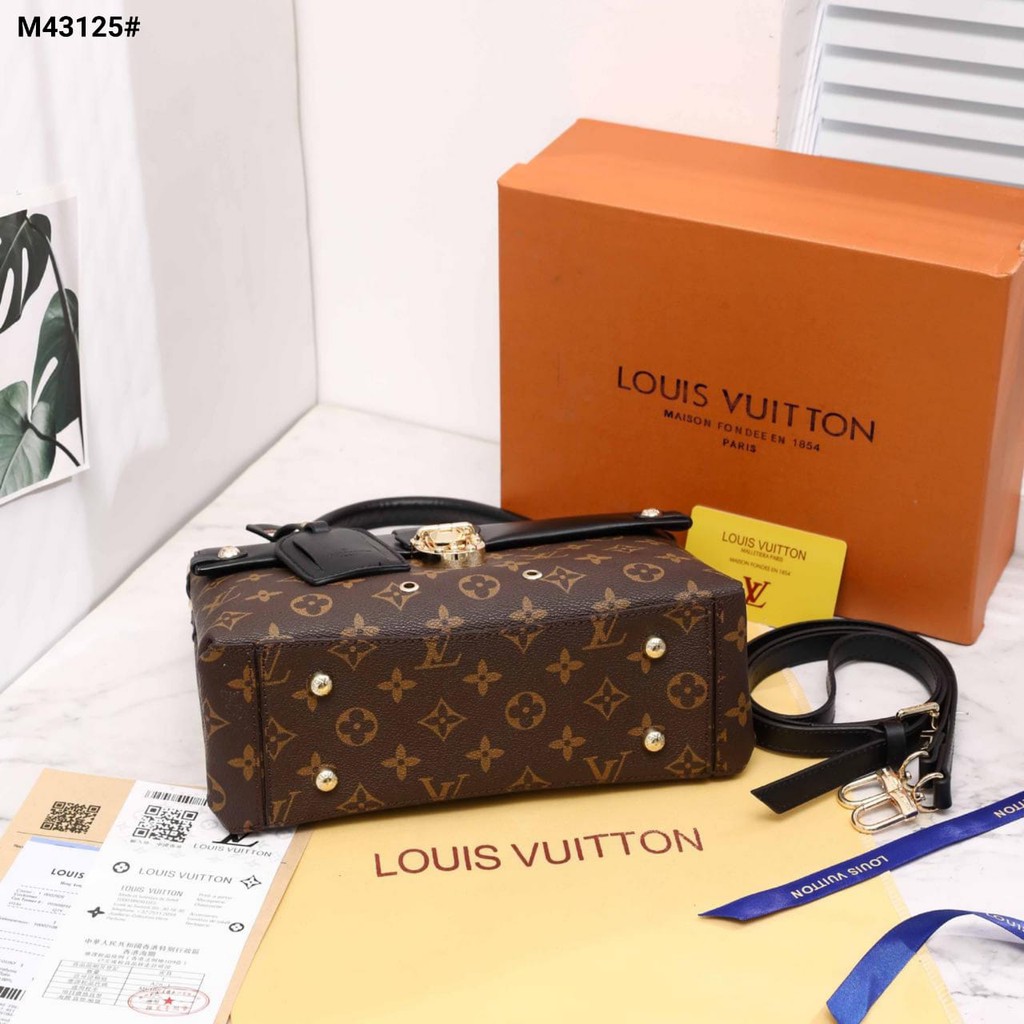Louis Vuitton M43125 One Handle翻蓋手袋單肩包老花帆布尺寸： 25x19x10cm - LuxuryGZ