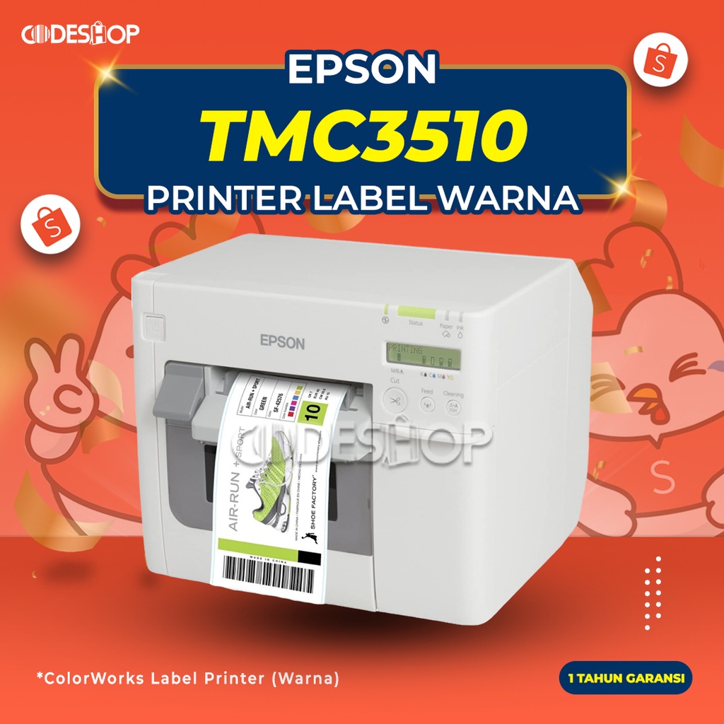 Jual Epson Printer Tm C3510 Cetak Label Barcode Warna Full Color Tmc3510 Shopee Indonesia 8225