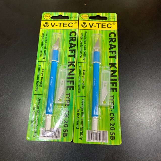 Jual V-TEC Art Knife Pen-Type Cutter Craft Knife Ck 20 Ck 30 Ck 40 Sb ...