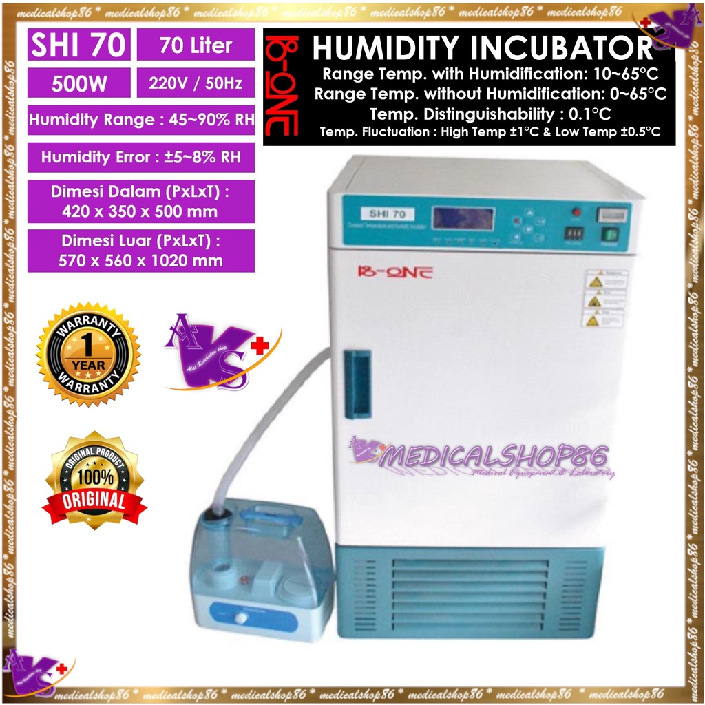 Jual SHI-70 Humidity Incubator 70 Liter B-ONE | Shopee Indonesia