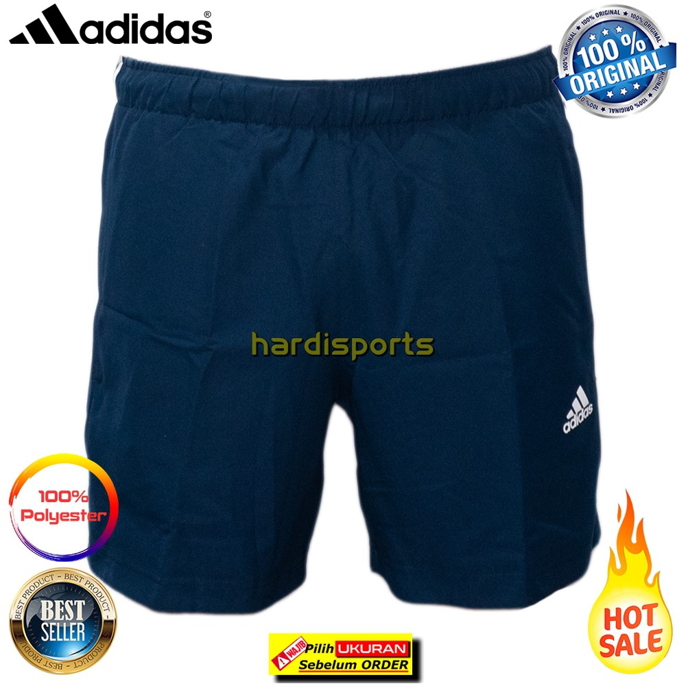 Celana Pendek Pria Adidas ESS 3S Chelsea BQ0759 Navy Blue ORIGINAL