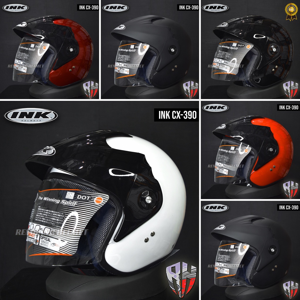 Jual Helm Half Face Model Seperti INK BATMAN CX390 SOLID Untuk Pria Dan ...