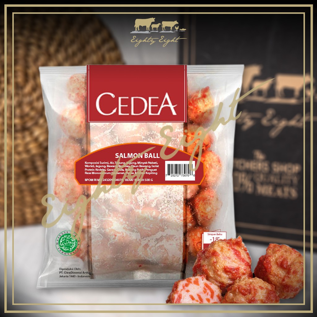 Jual Cedea Salmon Ball Bakso Ikan Salmon 500 Gram Shopee Indonesia