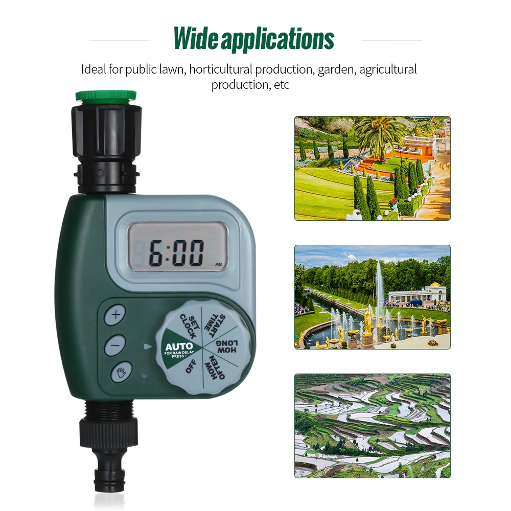 Jual IMPORT Automatic Digital Garden Water Timer Watering Irrigation ...