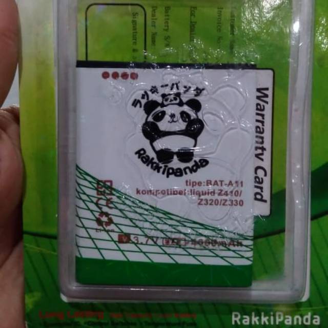 Jual BATTERY RAKKIPANDA Z320 | Shopee Indonesia