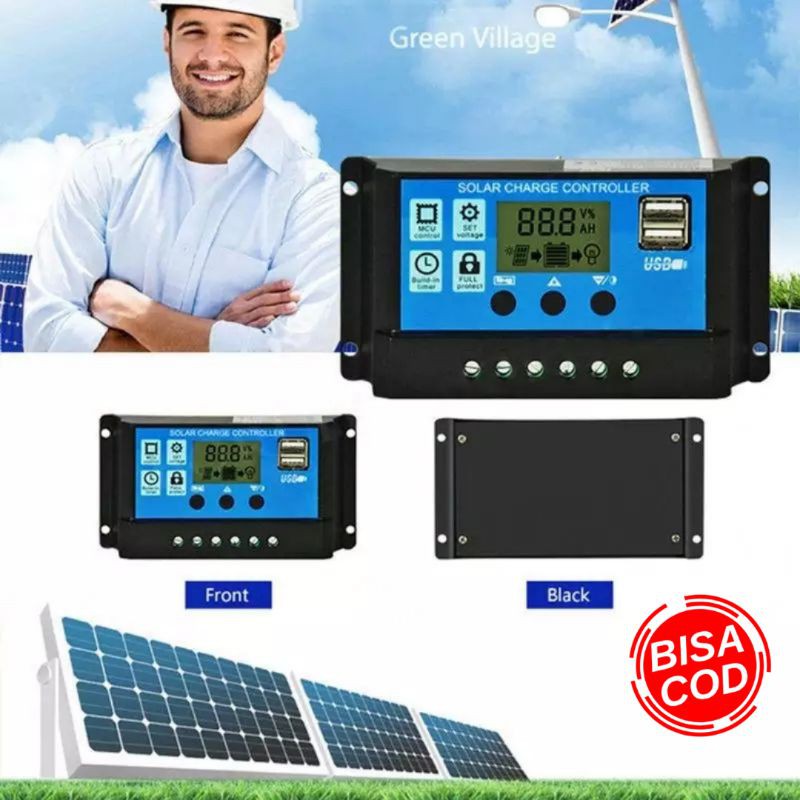 Jual SOLAR PANEL SURYA CHARGER CONTROLLER ALAT PENGATUR DAYA LISTRIK ...