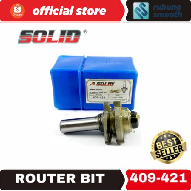 Jual Mata router profil sambungan kayu 409-421 SOLID | Shopee Indonesia