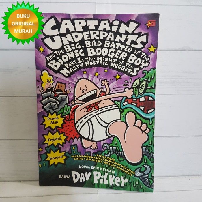 Jual ORIGINAL Captain Underpants And The Big Bad Battle of The Bionic ...