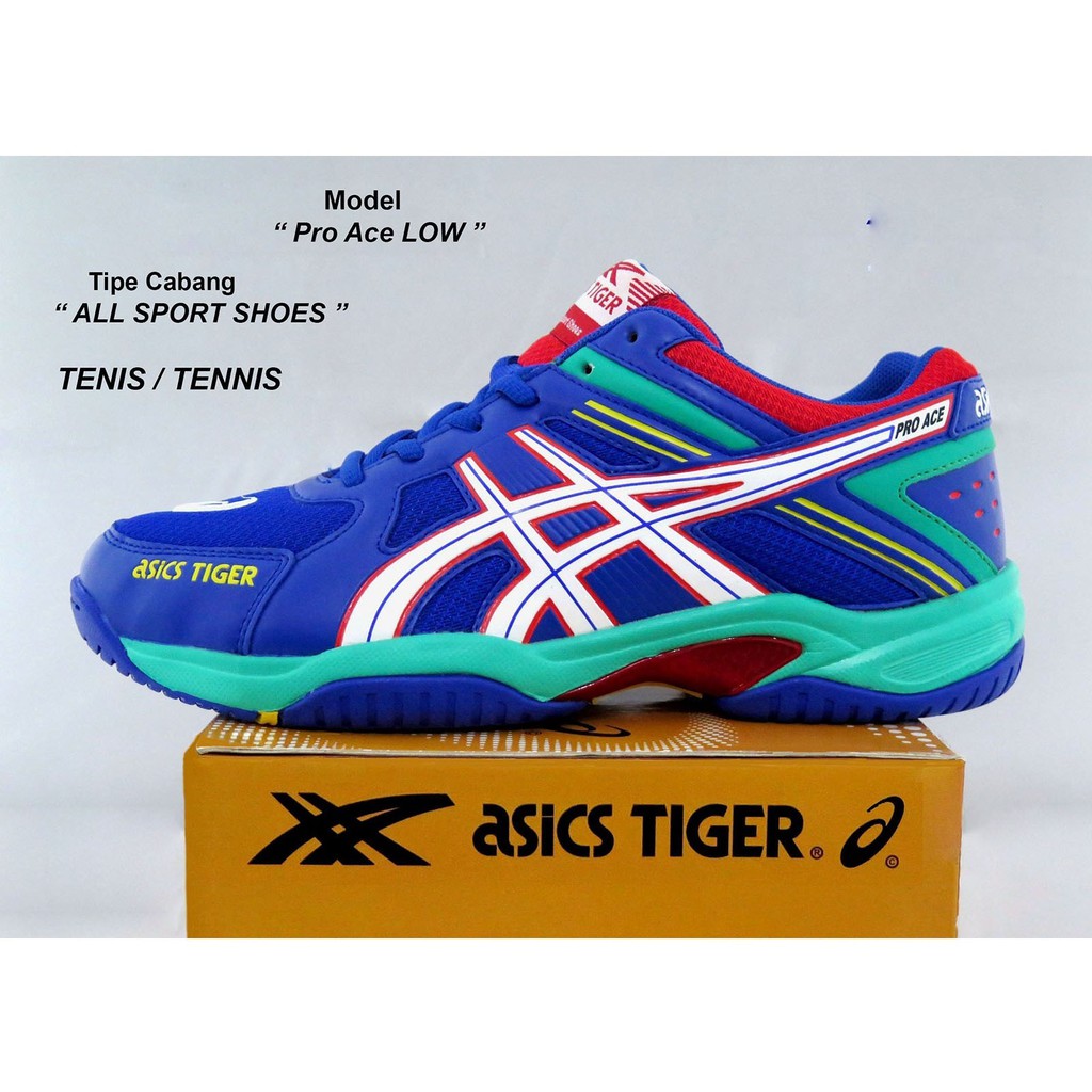 Sepatu Asics Tiger Tennis Tenis PROH ACE LOW Original Ori Authentic 100 Olimpic Olympic