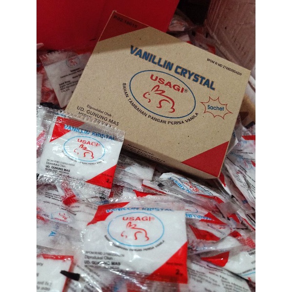 Jual Vanillin Crystal Sachet 1box isi 100sac Shopee Indonesia
