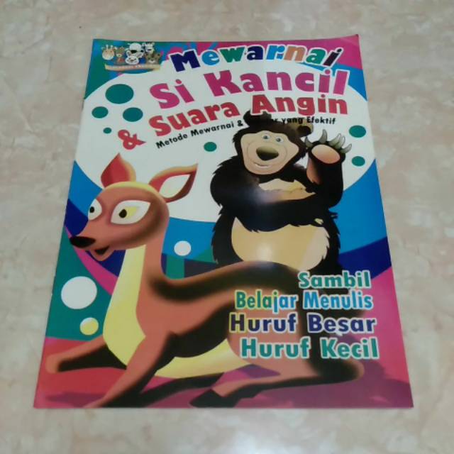 Jual Buku Mewarnai Si Kancil Dan Suara Angin Sambil Belajar Menulis Huruf Besar Huruf Kecil 6550