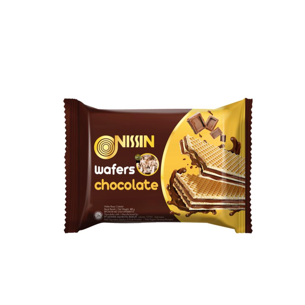 Jual Nissin Wafers Chocolate 42 Gr Shopee Indonesia