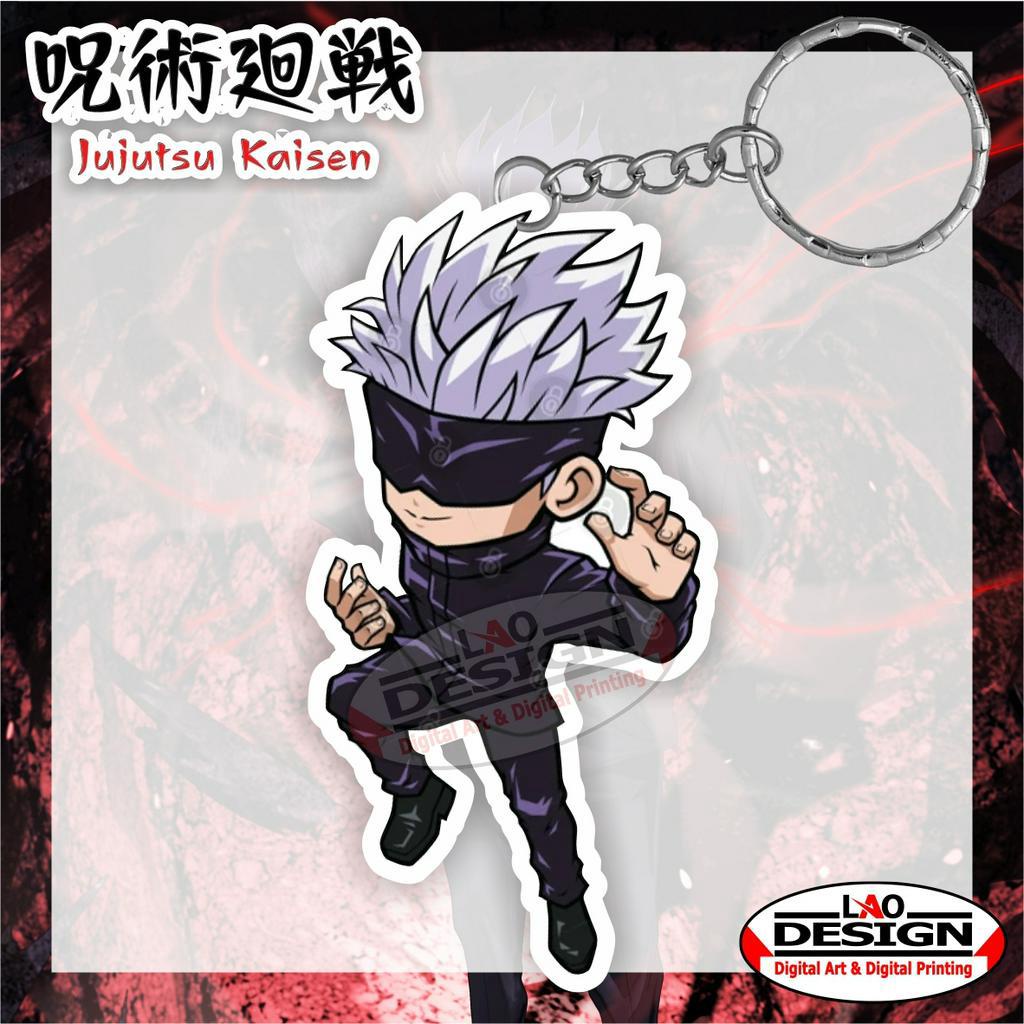 Jual Gantungan Kunci GOJO SATORU Jujutsu Kaisen - Gantungan Kunci ...