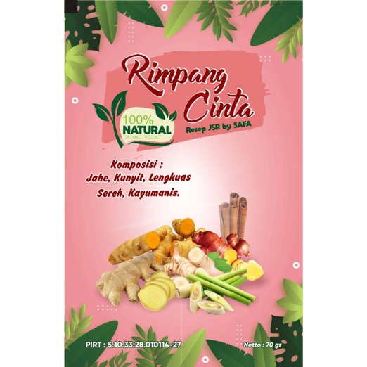 Jual RIMPANG CINTA Resep JSR By SAFA | Shopee Indonesia