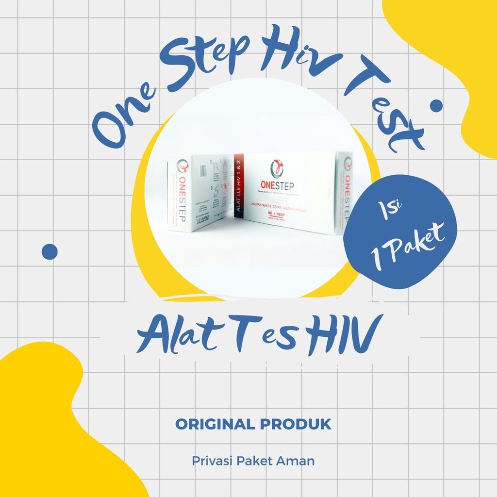 Jual Onestep Alat Tes HIV Test Diagnosa Cek Kesehatan Uji AIDS One Step Shopee Indonesia