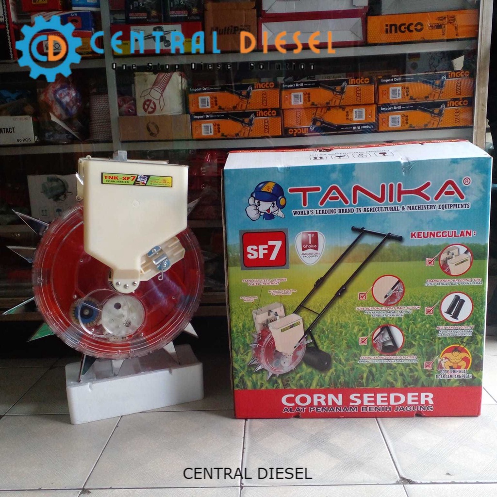 Jual Alat Tanam Benih Jagung Corn Seeder Tanika Tnk Sf Tabung Shopee Indonesia