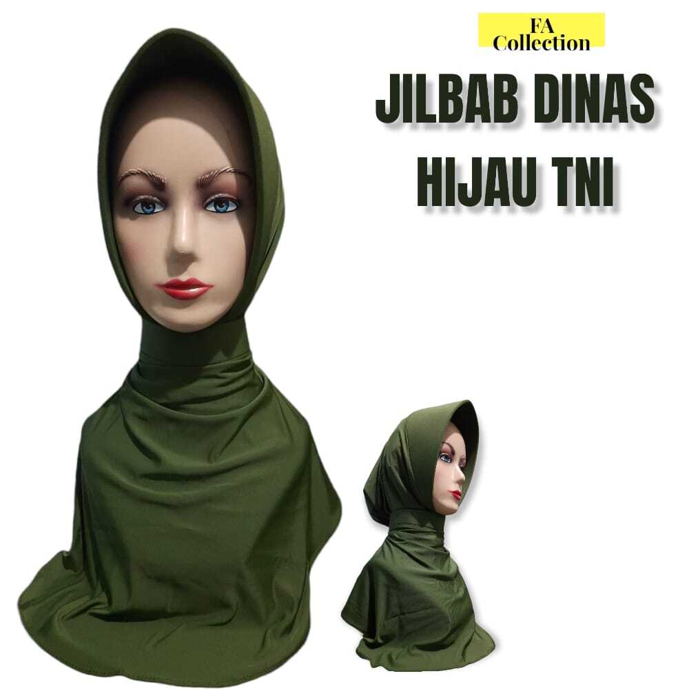 Jual Jilbab Dinas Army Tni Hijau Botol Kowad Psh Bayangkari Satpol