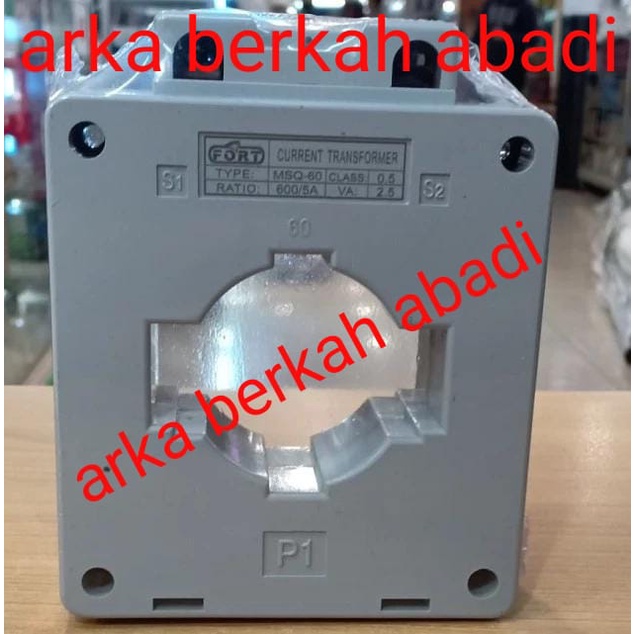 Jual Current Transformer / CT MSQ-60 Busbar Hole 10 x 60 mm | Ratio ...