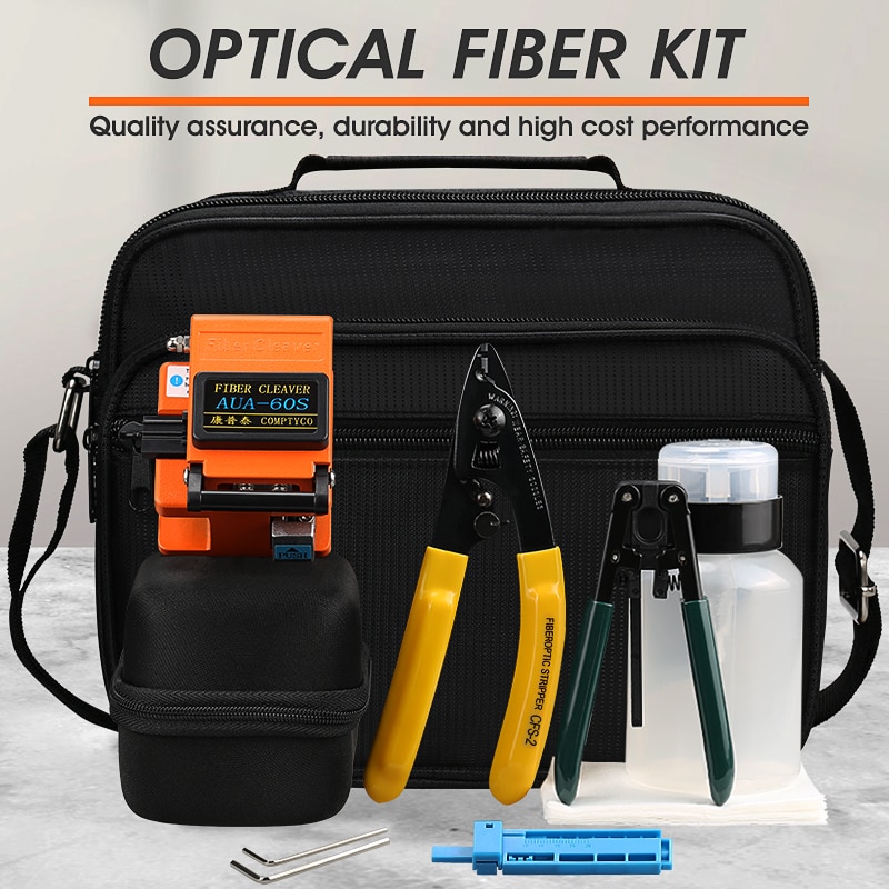 Jual PREORDER Optic Fiber Cleaver FTTH Fiber Optic Splice Tool Kit ...