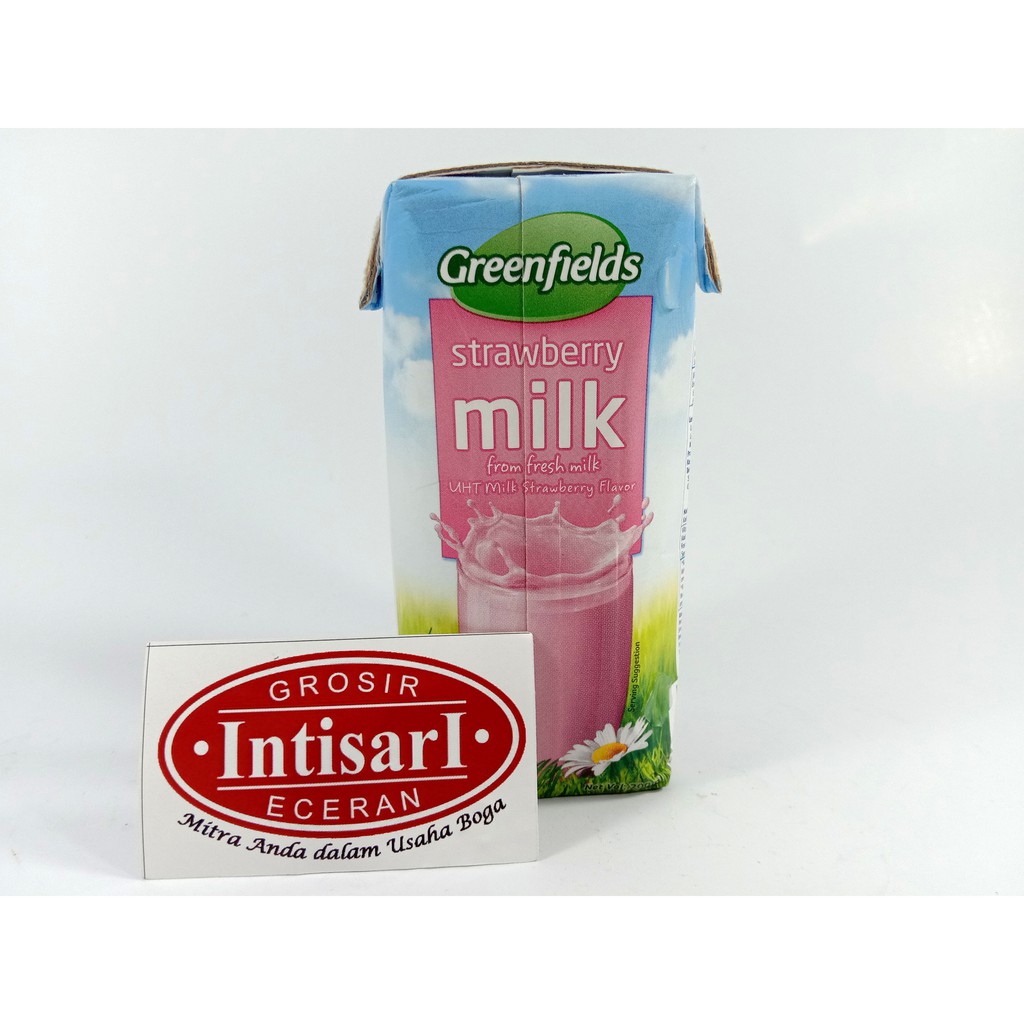 Jual Susu UHT FC Greenfileds Strawberry 200 Ml | Shopee Indonesia