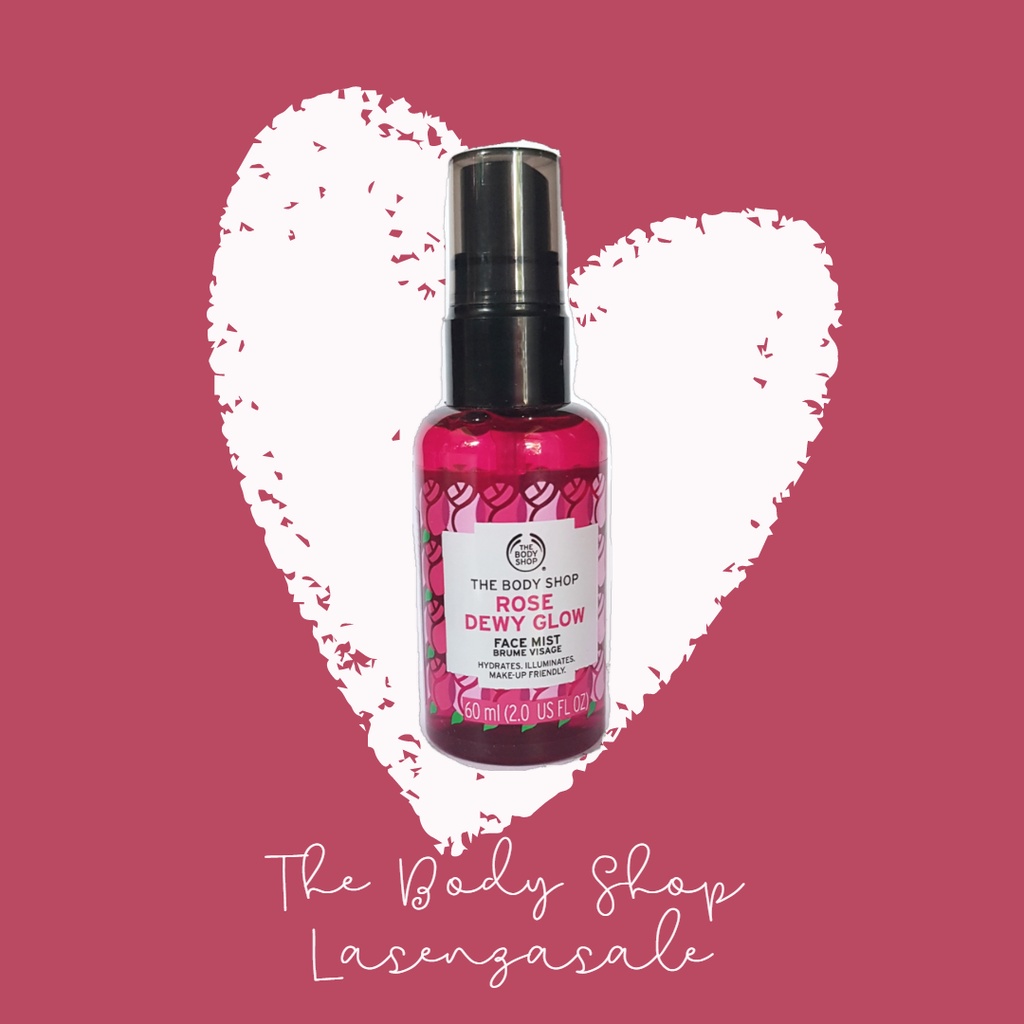 Jual TBS The Body Shop ORIGINAL 100 Rose Dewy Glow Face Mist