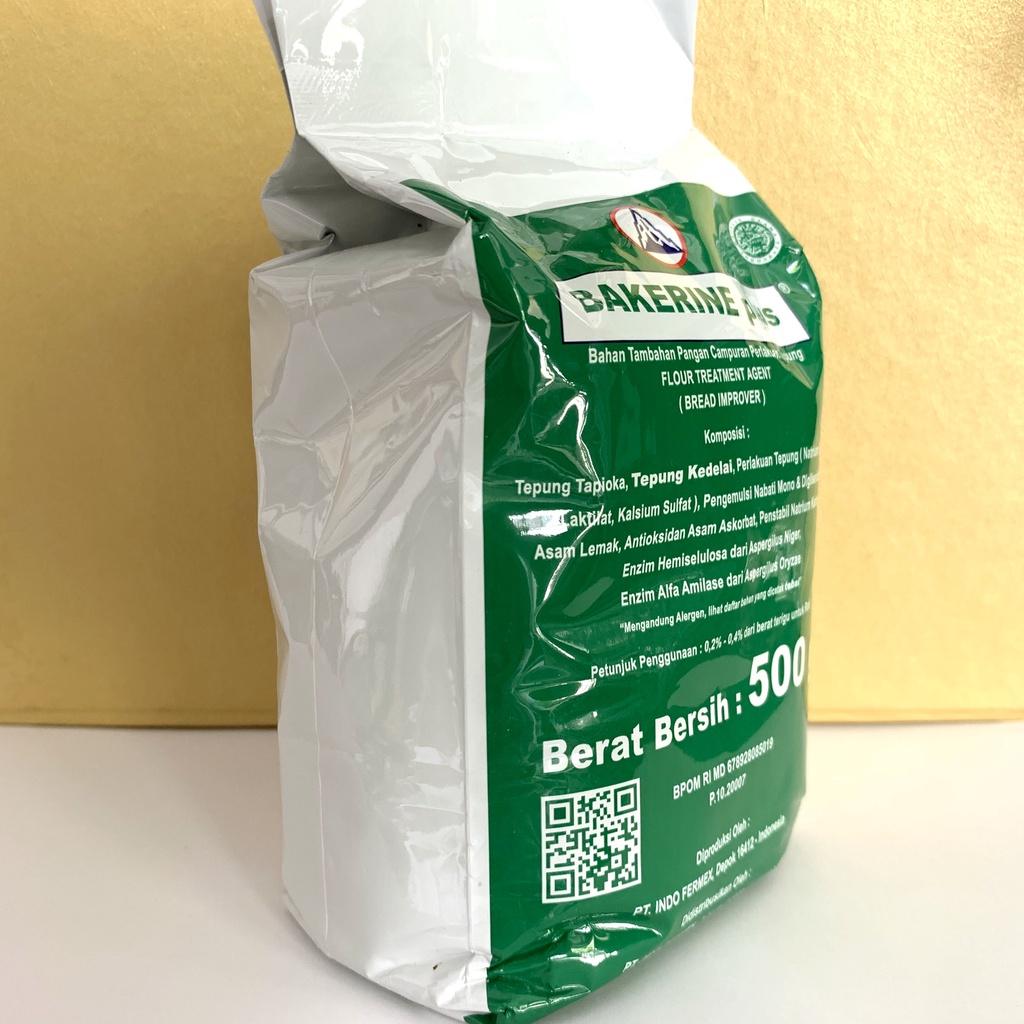 Jual Pengempuk Pengembang Roti Bread Improver BAKERINE PLUS 500 g gram ...