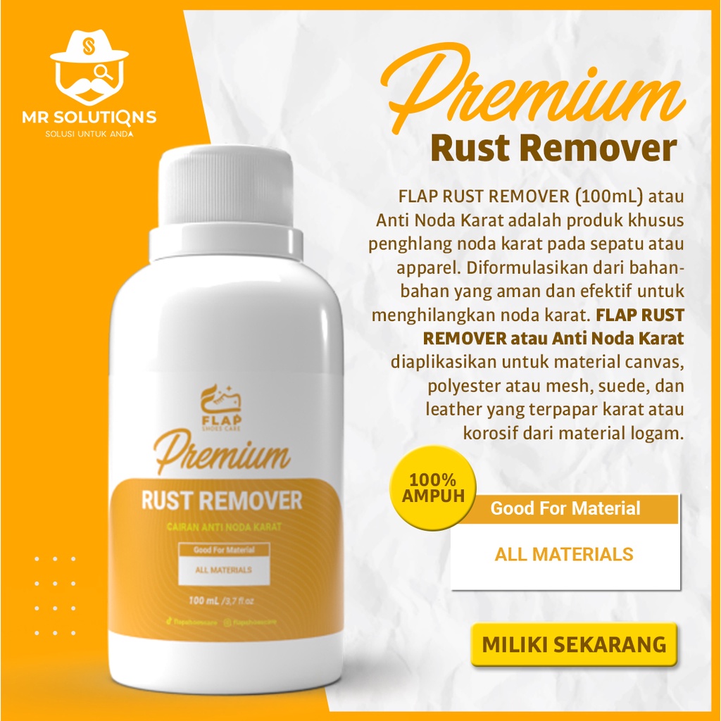 Jual RUST REMOVER Penghilang Anti Noda Karat Pemutih Sepatu Putih ...