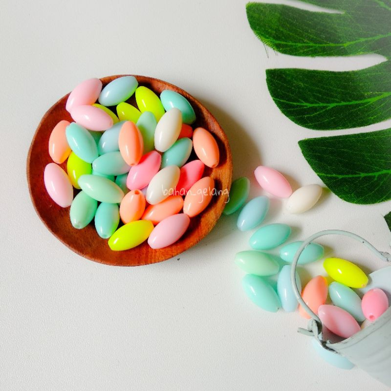 Jual 75 pcs mote warna pastel(mix color) | Shopee Indonesia