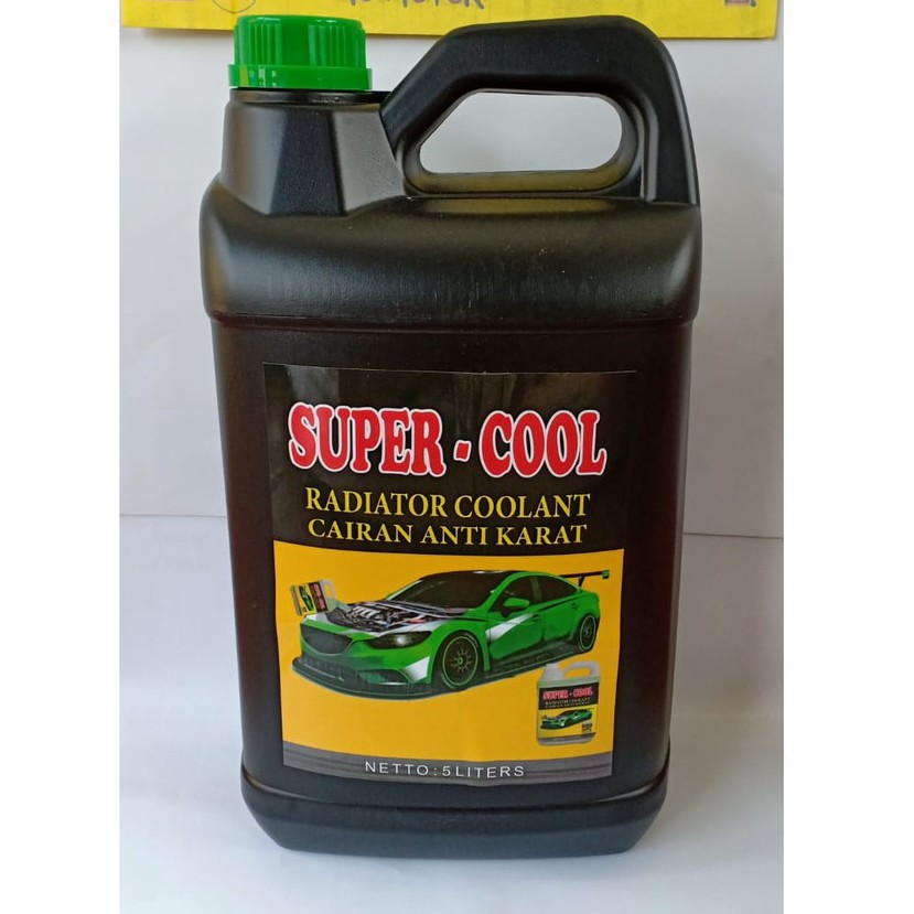 Jual Super Cool Hijau 5 Liter Air Radiator Coolant Supercool Cairan ...