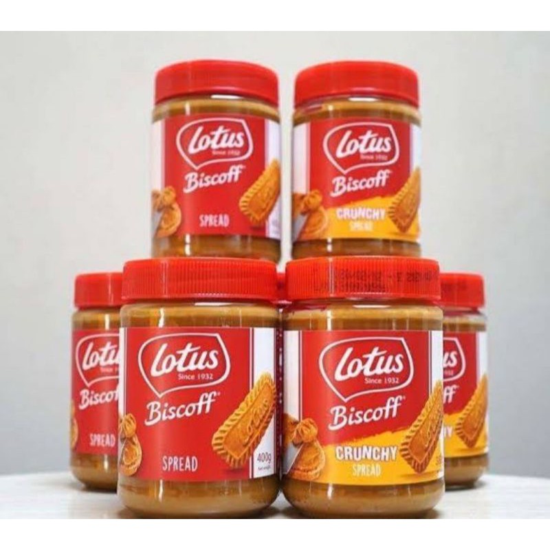 Jual Lotus Biscoff Spread 400gr - Biscoff Crunchy 380gr - Selai Lotus ...