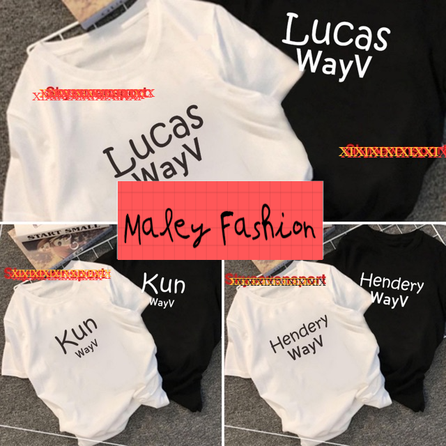 Jual Cod Kaos Kpop Wayv Request Member Kaos Tshirt Kpop Yangyang Winwin Lucas Xiao Jun Ten