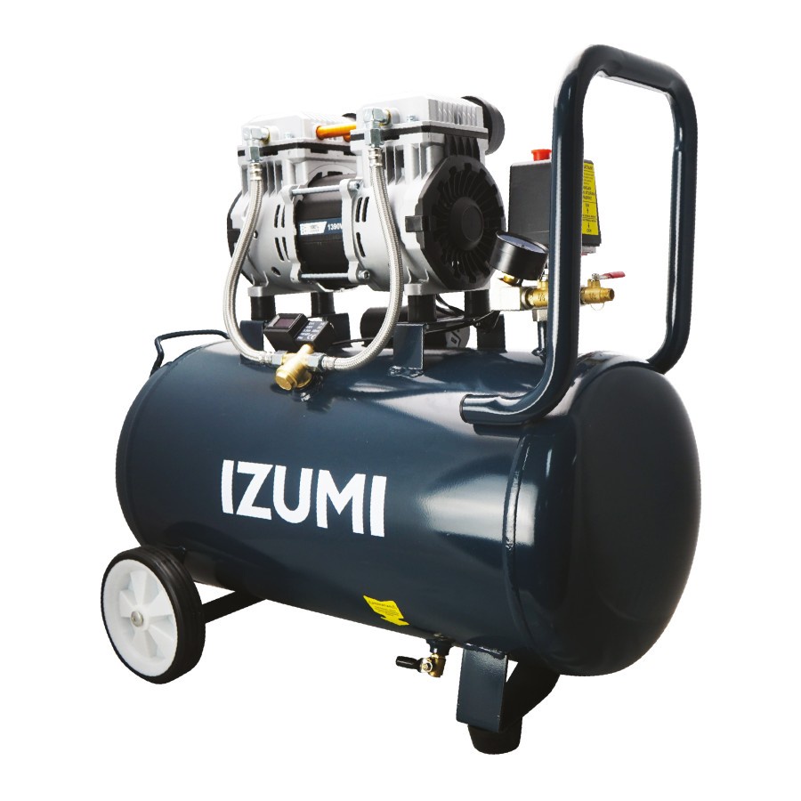 Jual Kompresor Angin Tanpa Oli IZUMI OL1390SS-50 50L / Air Compressor ...