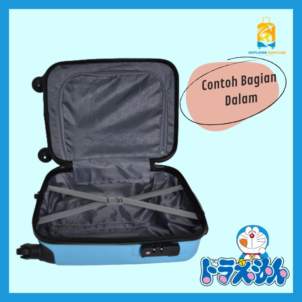 Jual Koper 3D Doraemon 24 inch Fiber PoloTipe 207 - Variasi Warna ...