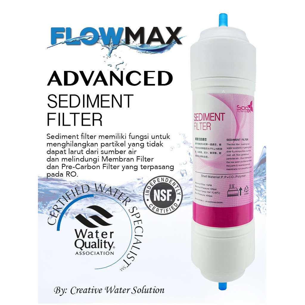 Jual Cartridge Sedimen / PP untuk filter RO Advance 31 cm | Shopee ...