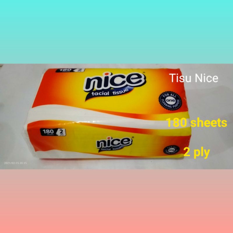 Jual Tisu Nice Sheet Ply Tissue Facial Tissu Makanan Tisu Bayi