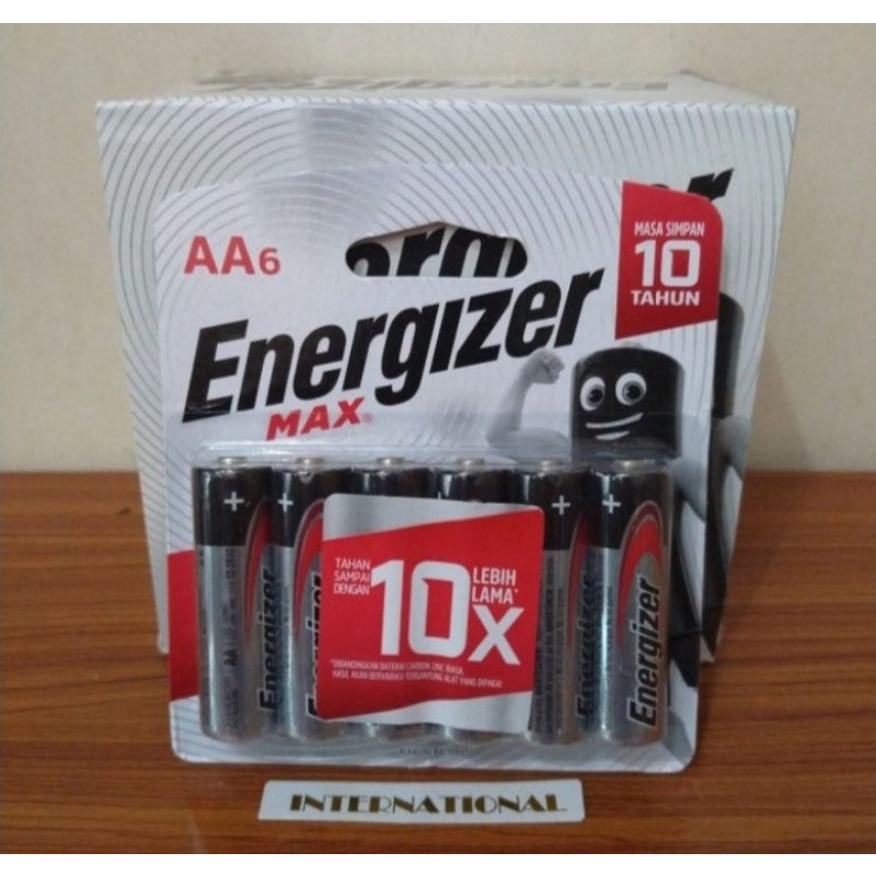 Jual Baterai Energizer AA Isi 6 | Shopee Indonesia