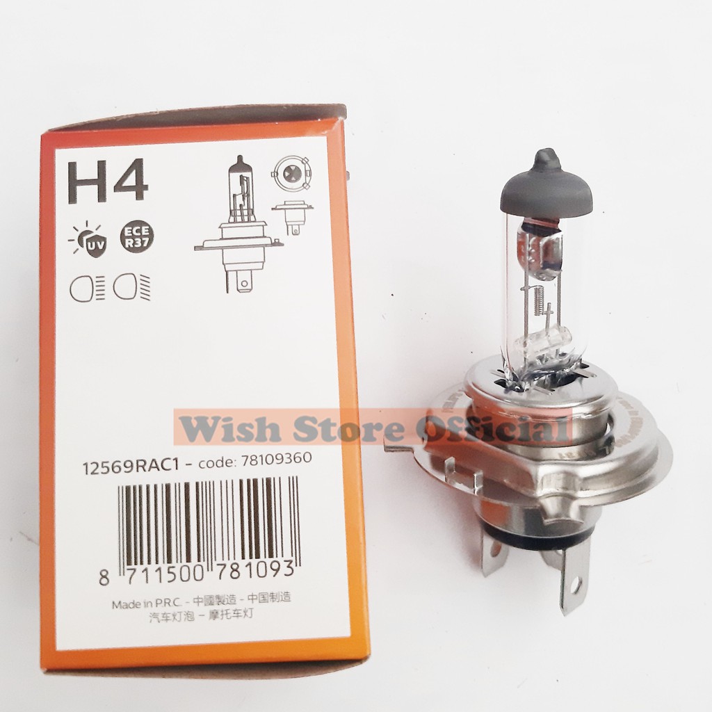 Jual Lampu Bohlam Bohlamp Head Lamp Depan Utama DOP Halogen H4 12Volt ...