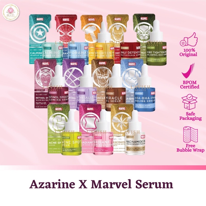 Jual YF BEAUTY AZARINE x MARVEL Serum Acne Spot / Hydramax Water ...